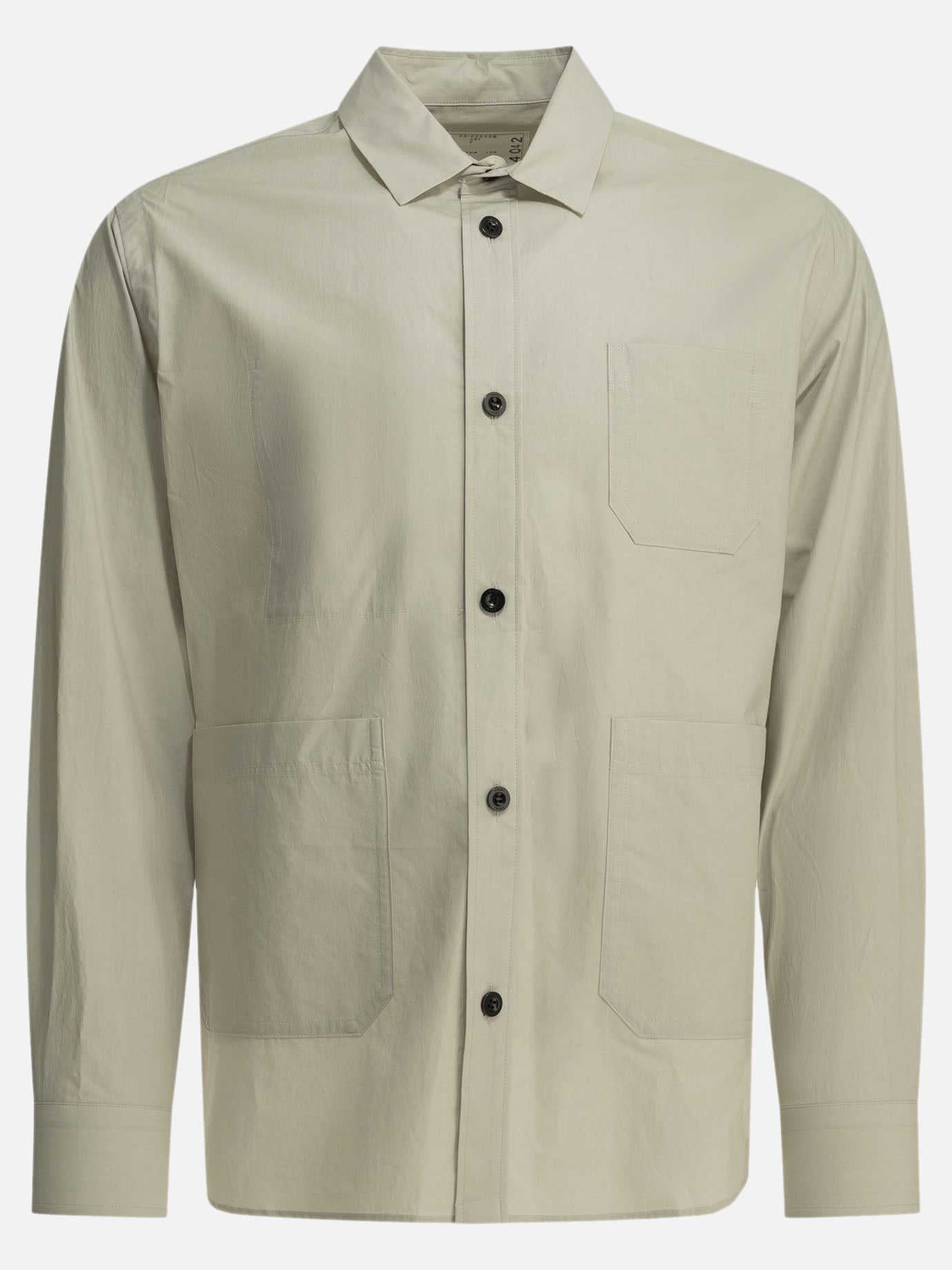 Casual shirts Solid colour  Grey - Sacai Men | PDP | VIETTI Online Store | thumbnail