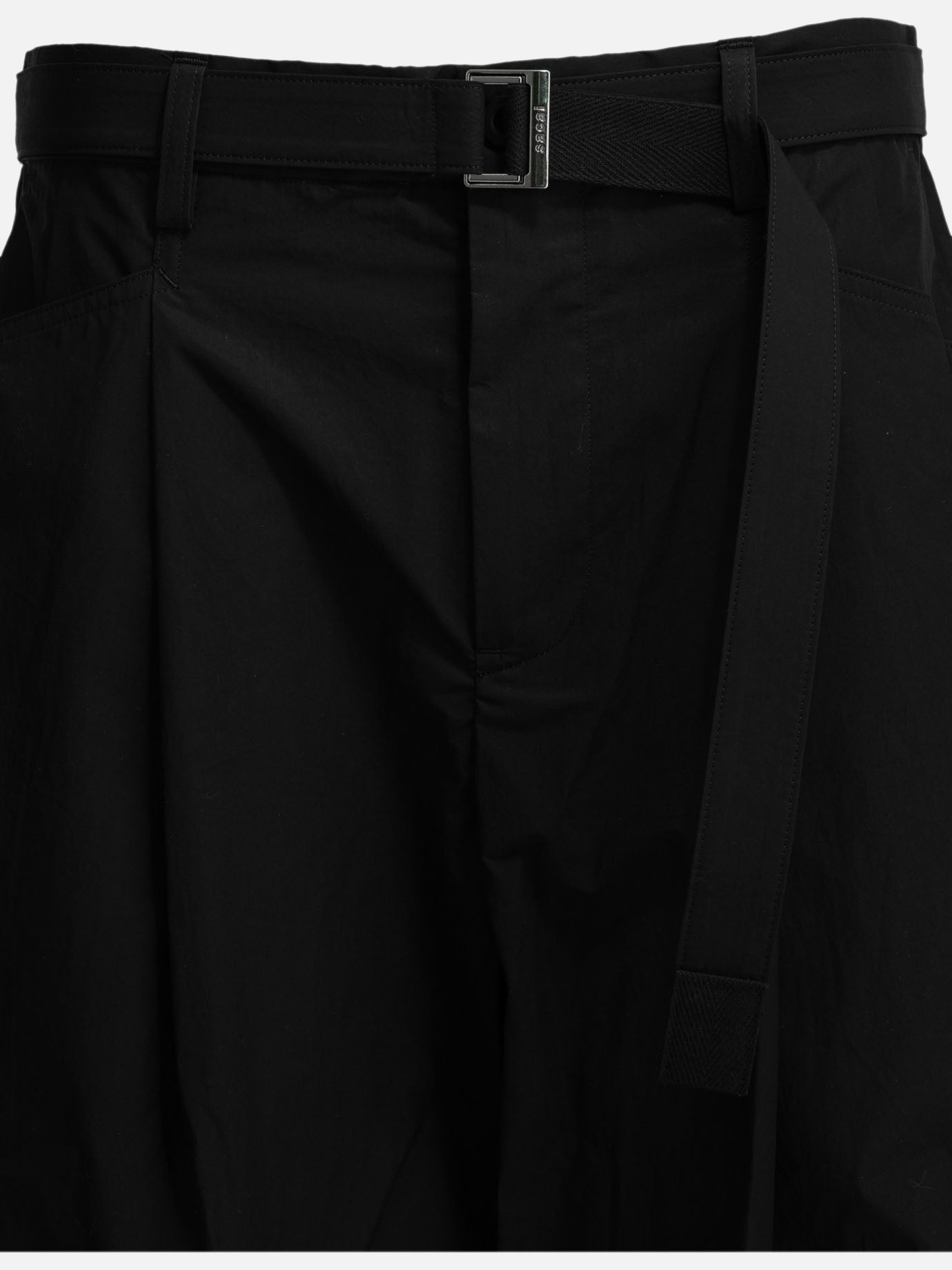 Cargo & parachute trousers Solid colour  Black - Sacai Men | PDP | VIETTI Online Store | thumbnail_3