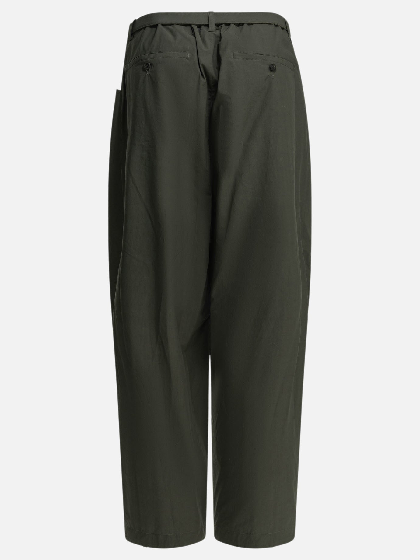 Cargo & parachute trousers Solid colour  Green - Sacai Men | PDP | VIETTI Online Store | thumbnail_2
