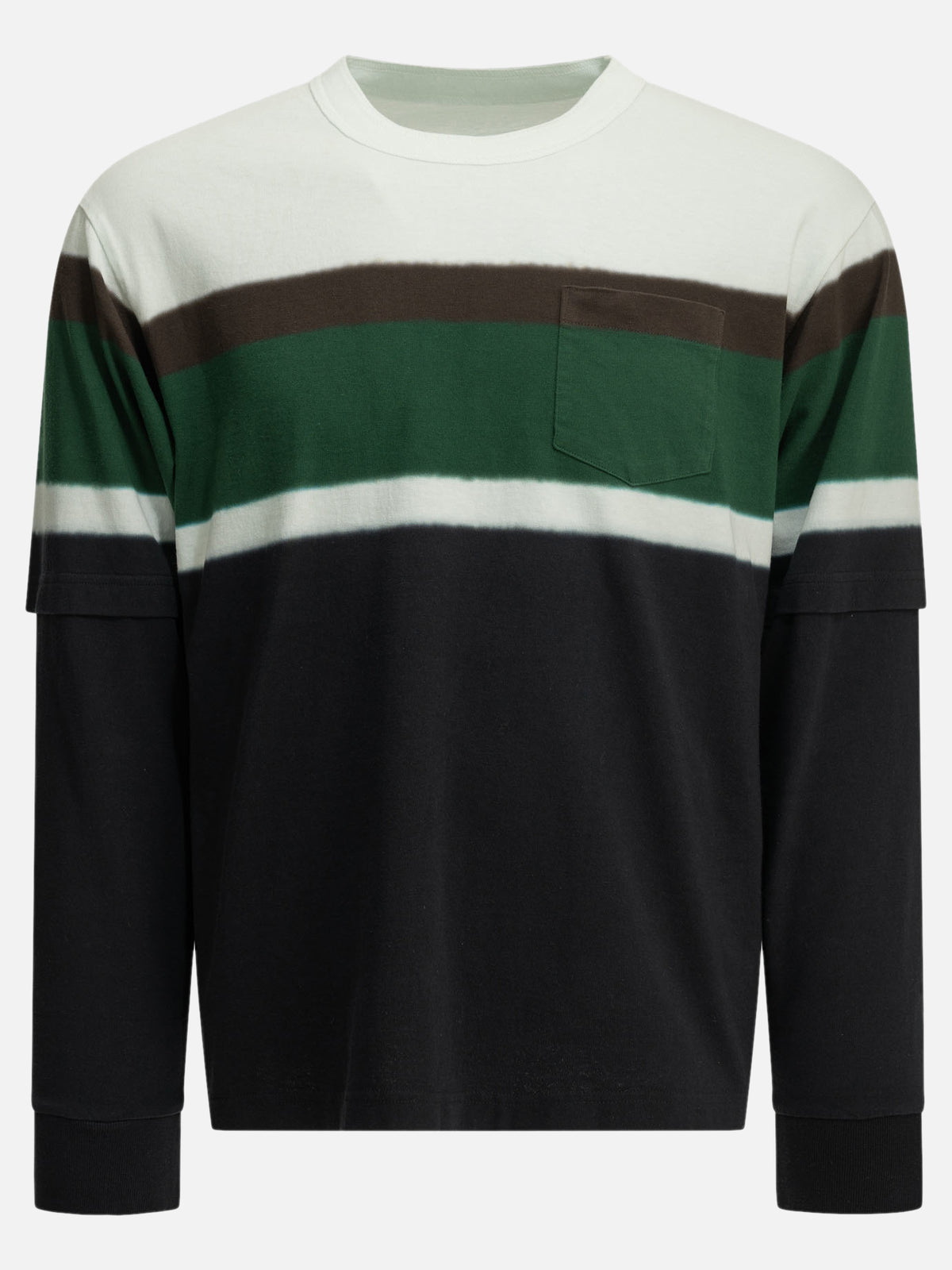 Sacai "Chusen Dyed" Crew-Neck T-Shirt Multicolor

