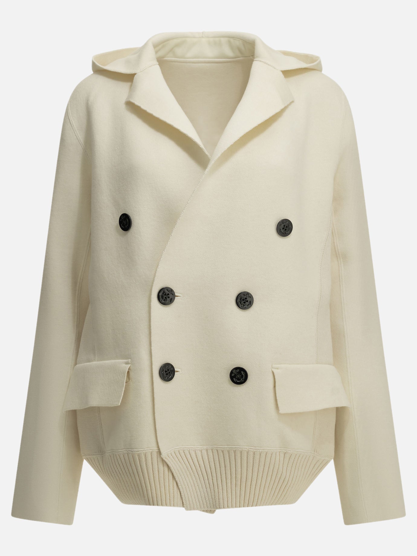Blazers Solid colour  White - Sacai Women | PDP | VIETTI Online Store | Zoom-Modal

