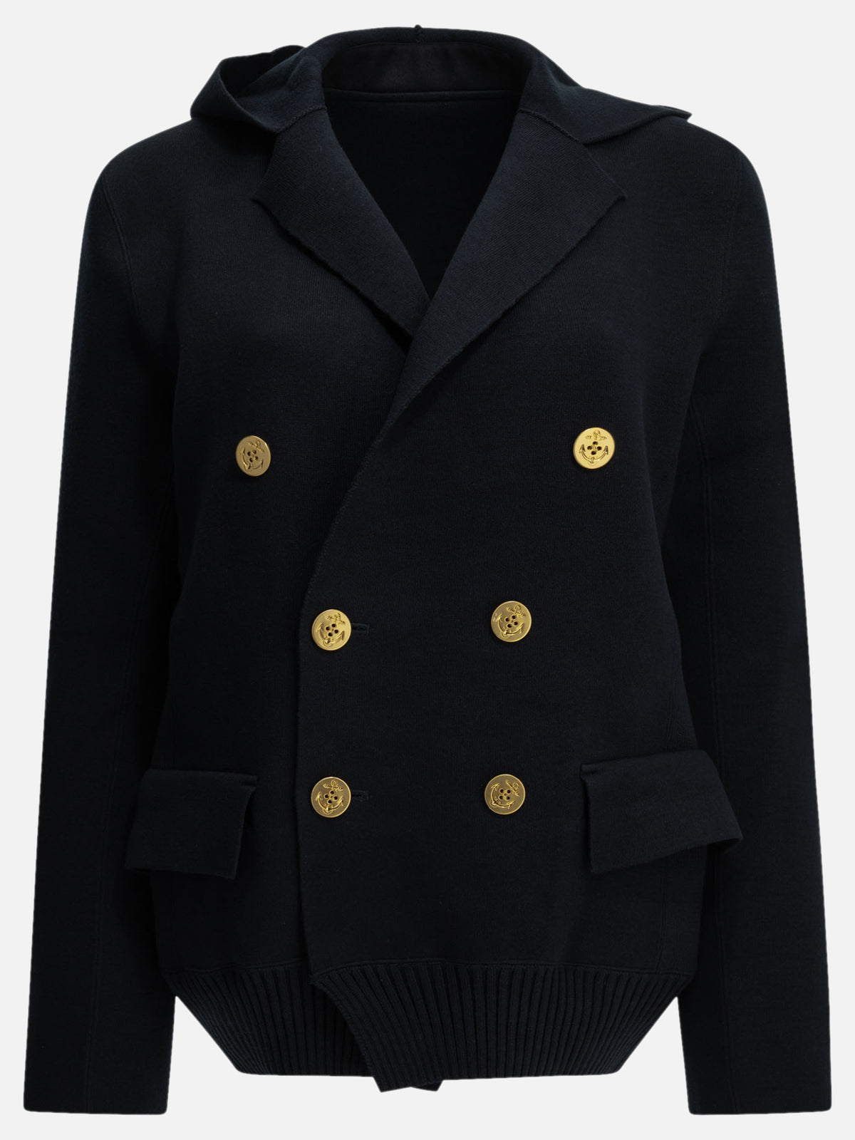 Sacai Double-breasted blazer Blue

