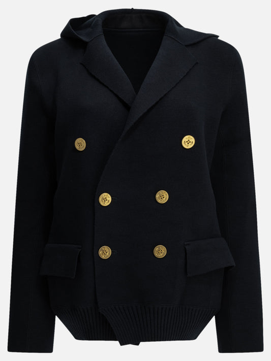Sacai Double-breasted blazer Blue

