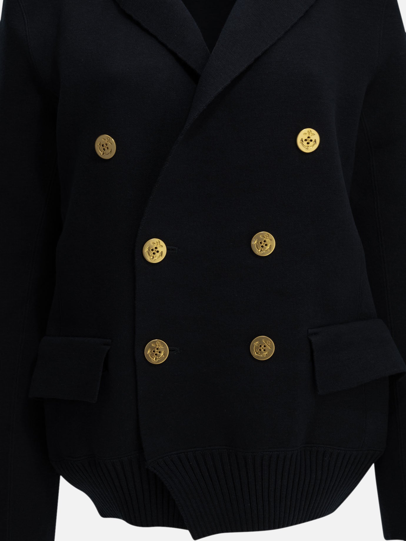 Sacai Double-breasted blazer Blue

