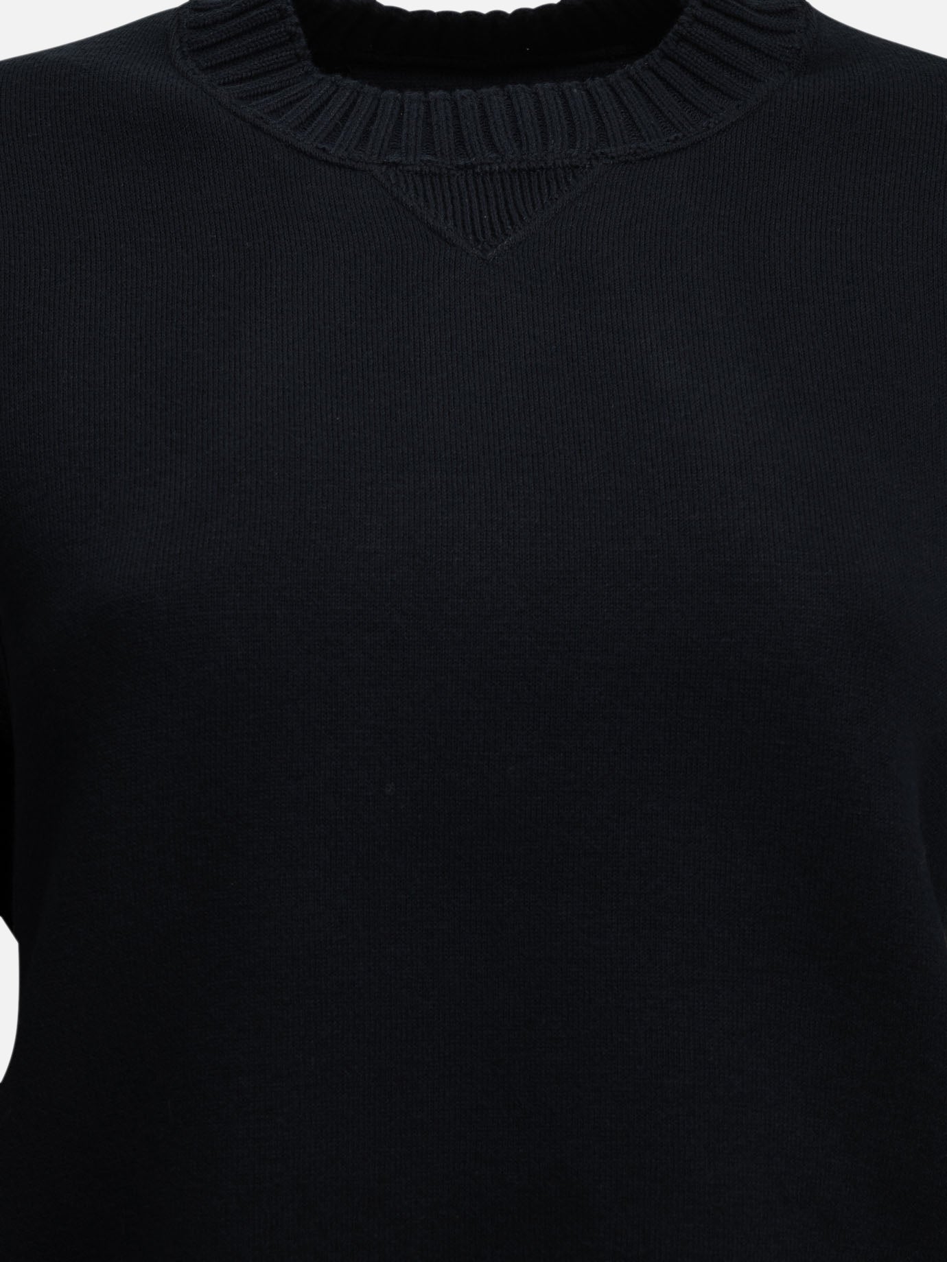 Crewneck sweaters Solid colour  Blue - Sacai Women | PDP | VIETTI Online Store | thumbnail_3