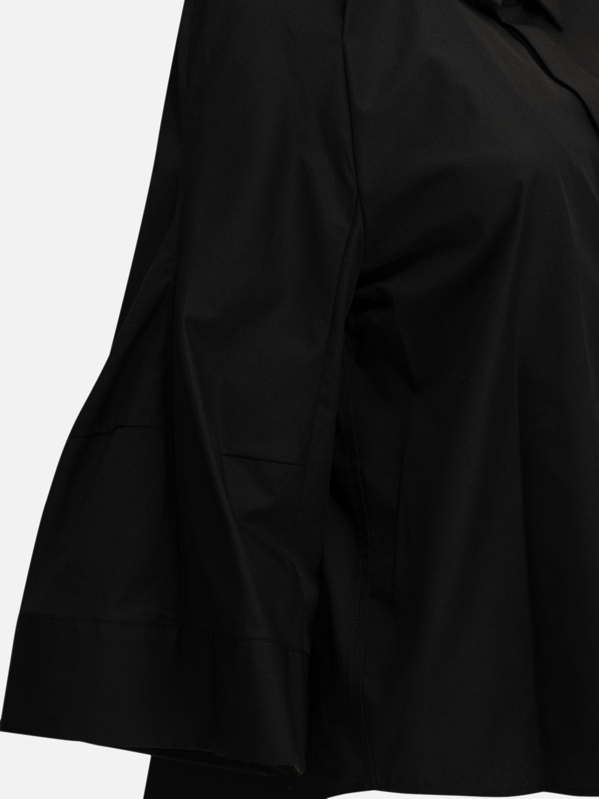 Sacai "Poplin" Casual Shirt Black

