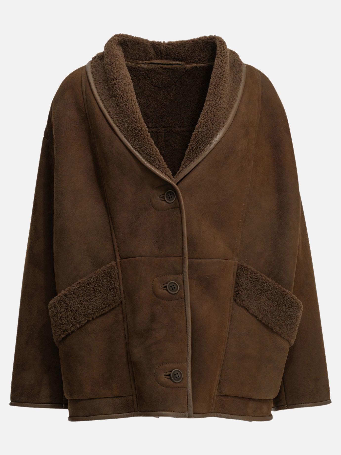 Salvatore Santoro Shearling jacket Brown

