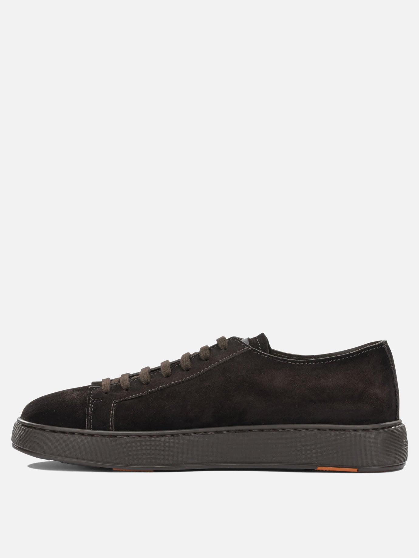 Sneaker basse 100% suede leather - 100% rubber  Marrone - Santoni Uomo | PDP | VIETTI Online Store | Zoom-Modal_3
