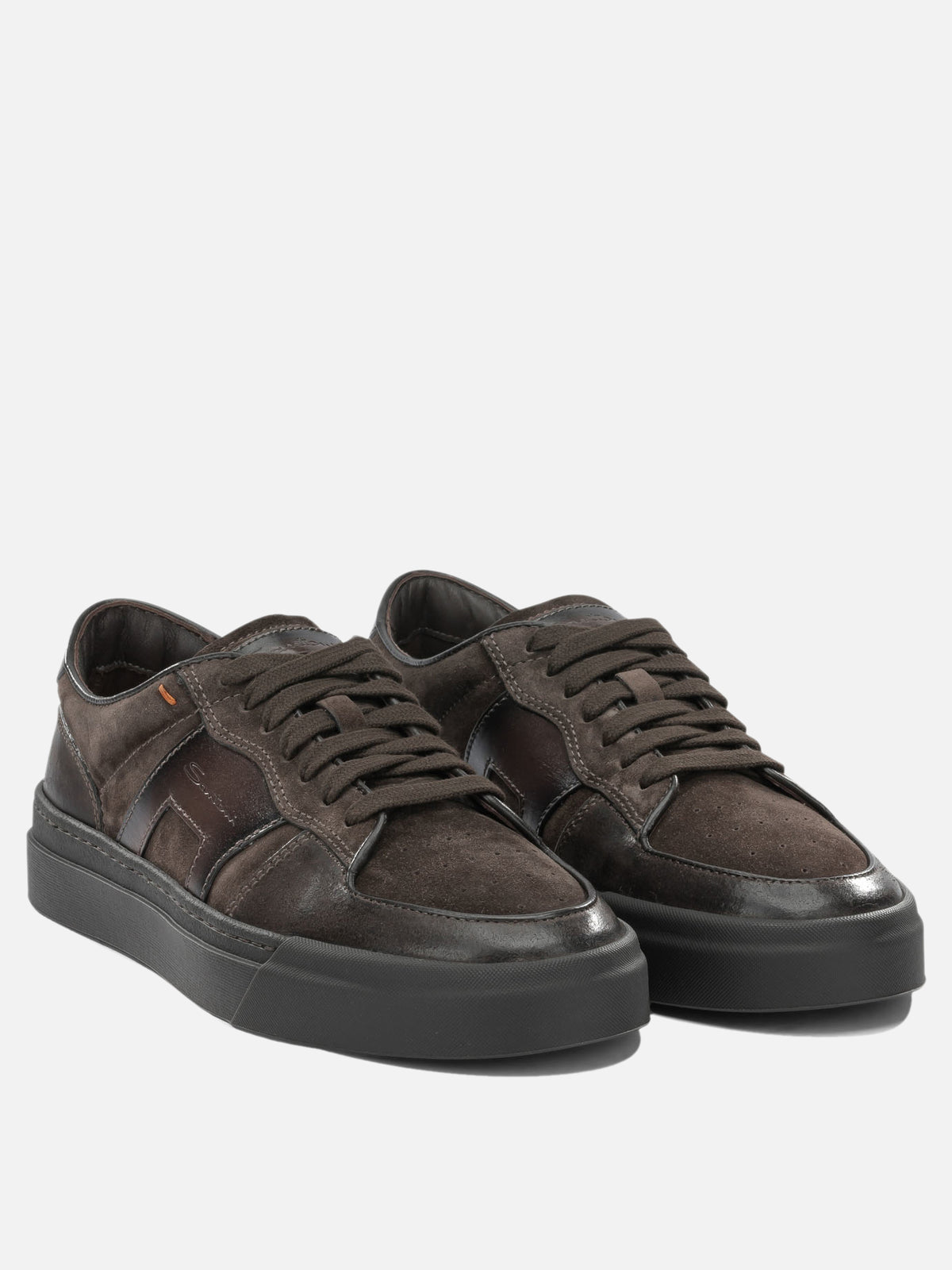 Santoni Sneaker basse in pelle Marrone - VIETTI