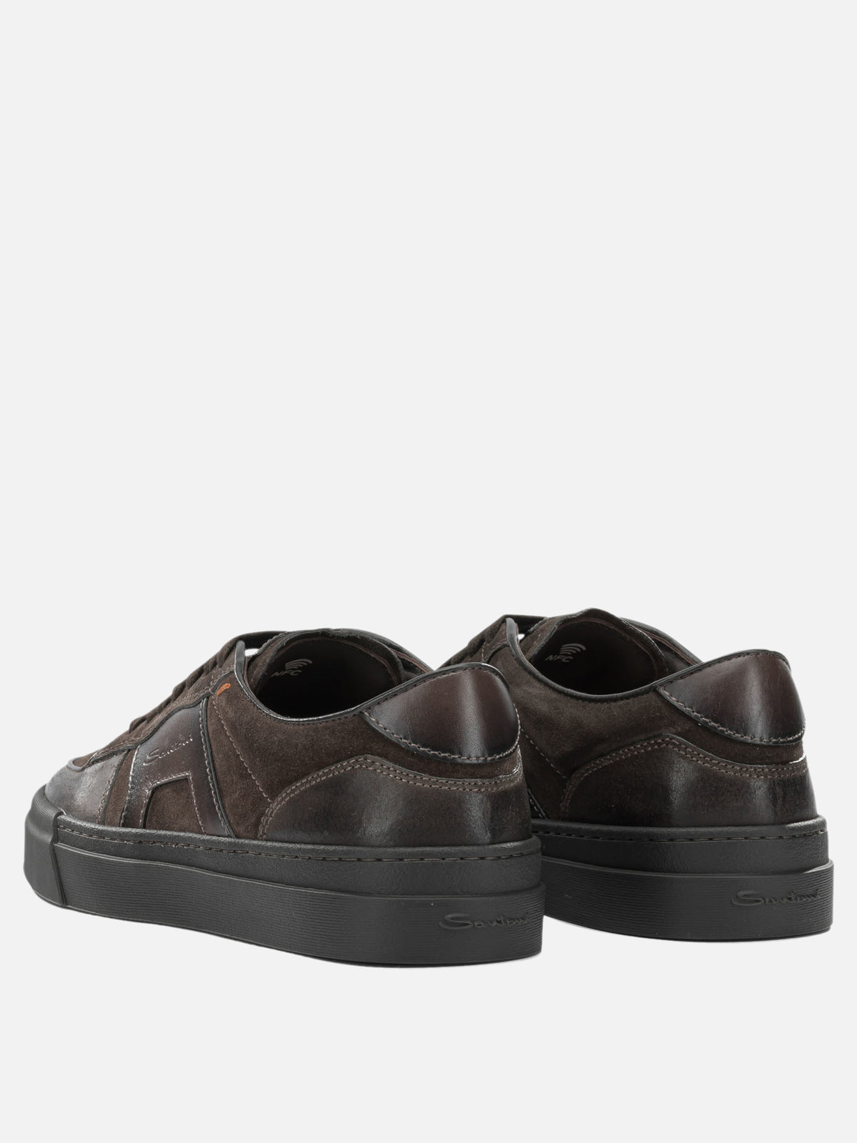Santoni Sneaker basse in pelle Marrone - VIETTI