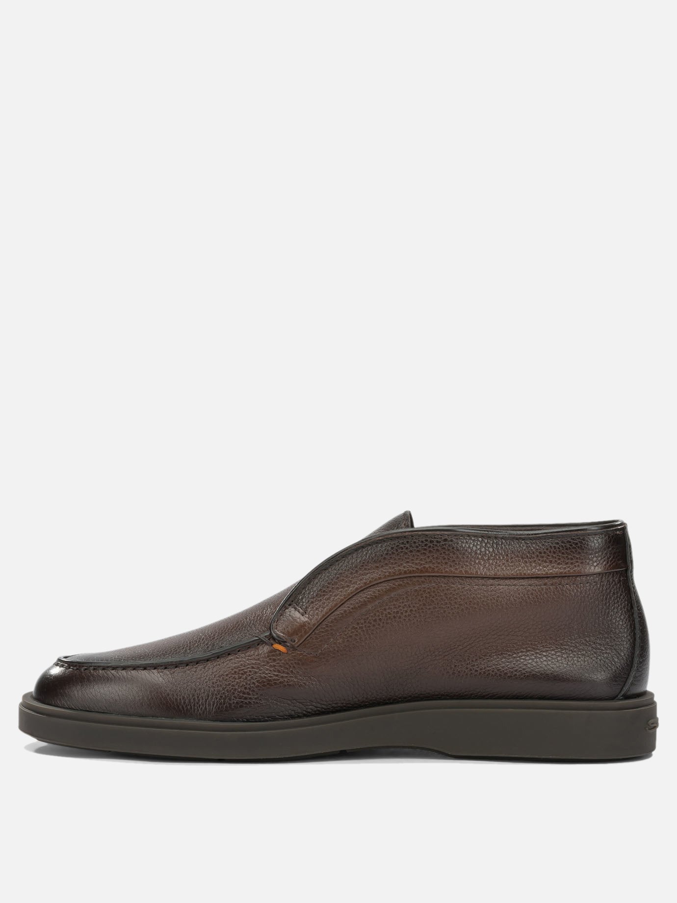 Loafers 100% leather - 100% rubber  Brown - Santoni Men | PDP | VIETTI Online Store | Zoom-Modal_3
