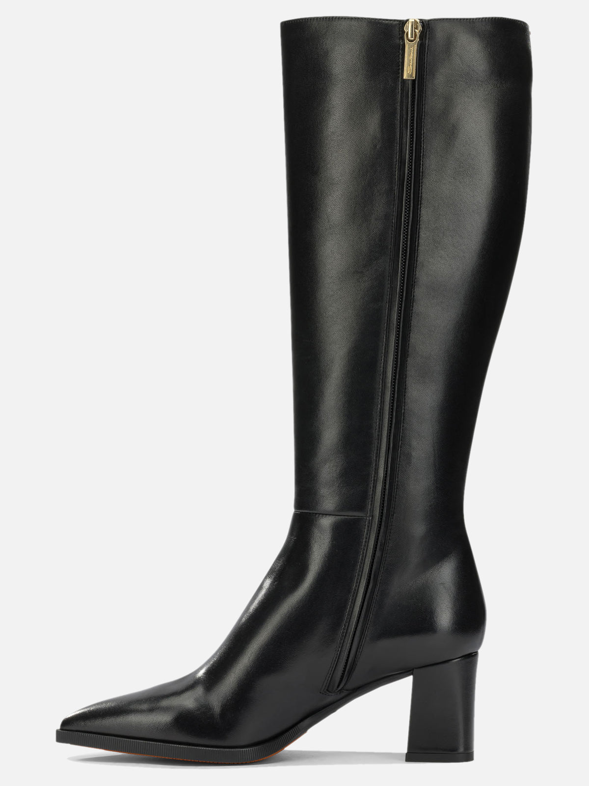 Santoni "Dyana 65MM" Knee-High Boots Black - VIETTI
