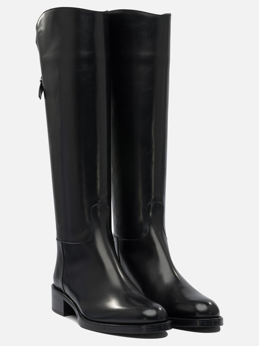 Al ginocchio 100% leather - 100% leahter  Nero - Sartore Donna | PDP | VIETTI Online Store | 2
