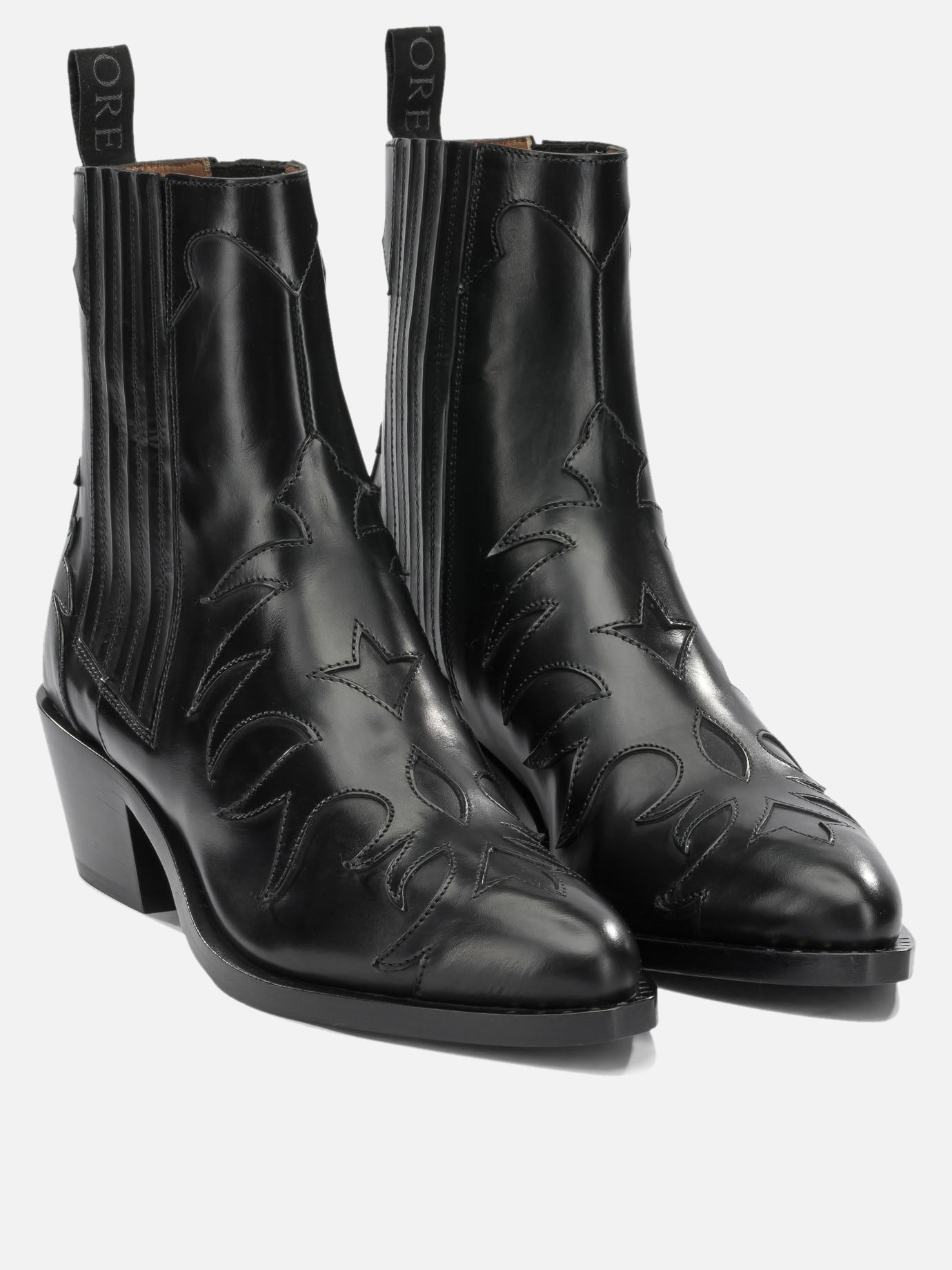 Cowboy 100% leather - 95% leather - 5% rubber  Nero - Sartore Donna | PDP | VIETTI Online Store | Zoom-Modal_2
