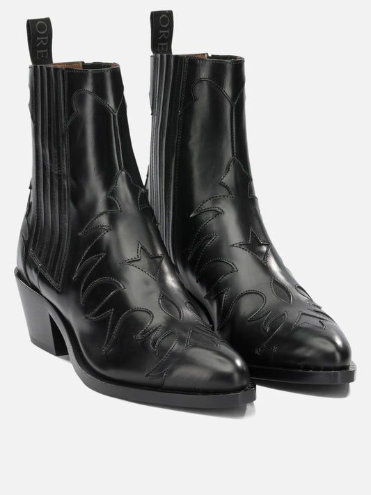 Cowboy 100% leather - 95% leather - 5% rubber  Black - Sartore Women | PLP | VIETTI Online Store | 2
