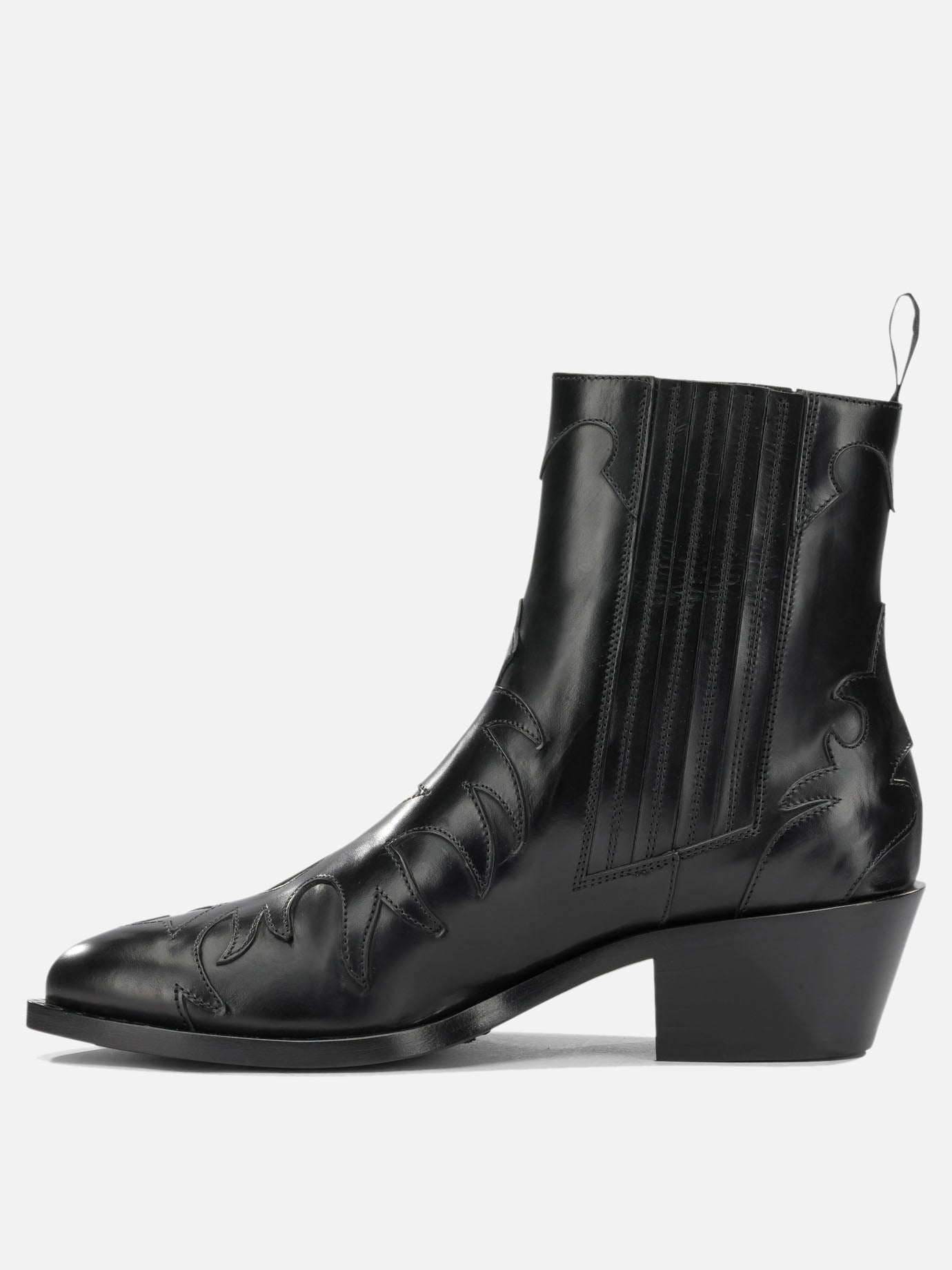 Cowboy 100% leather - 95% leather - 5% rubber  Nero - Sartore Donna | PDP | VIETTI Online Store | thumbnail_3