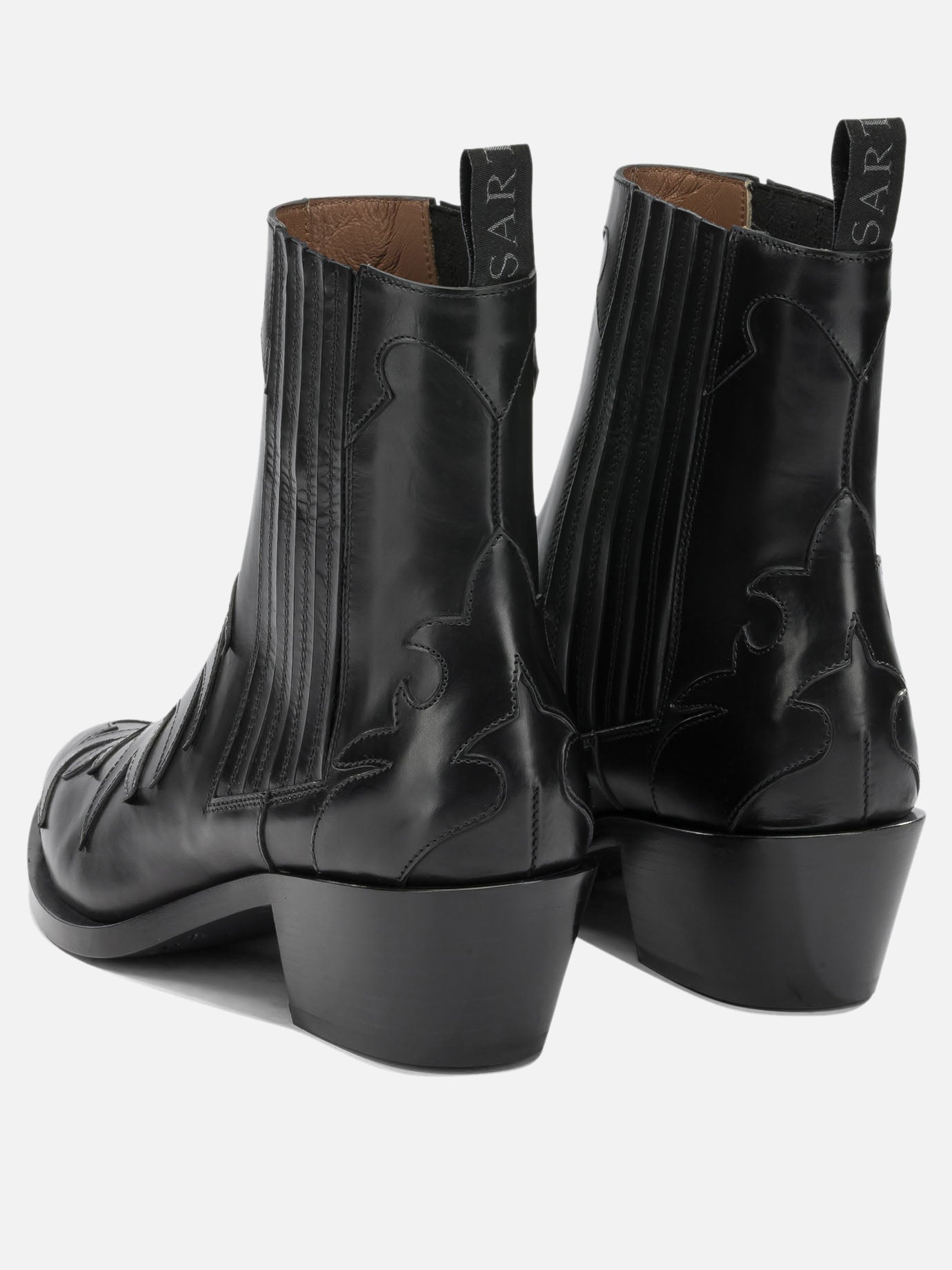 Cowboy 100% leather - 95% leather - 5% rubber  Nero - Sartore Donna | PDP | VIETTI Online Store | Zoom-Modal_4
