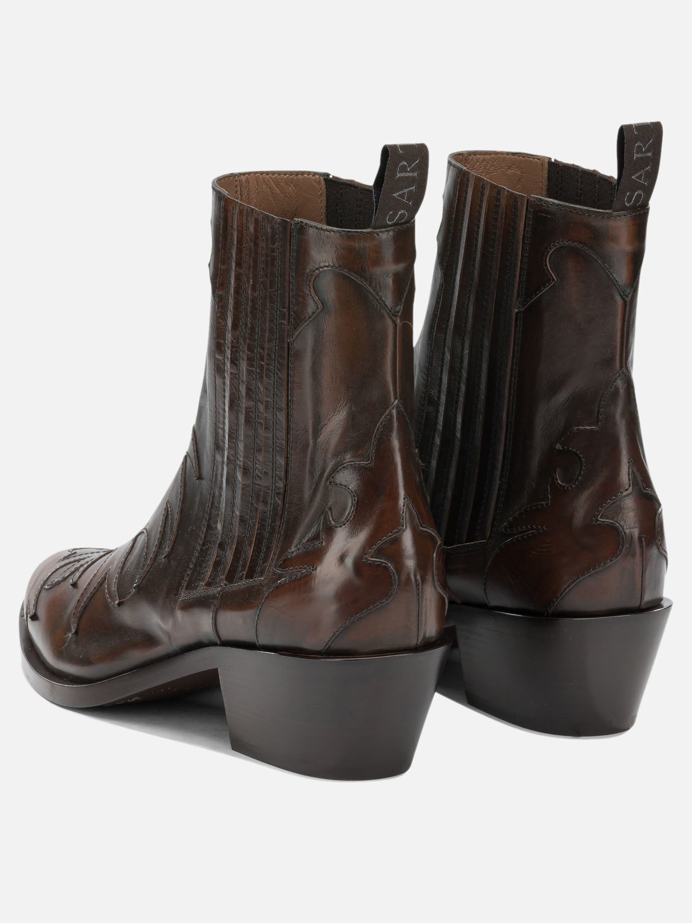 Cowboy 100% leather - 95% leather - 5% rubber  Marrone - Sartore Donna | PDP | VIETTI Online Store | Zoom-Modal_4
