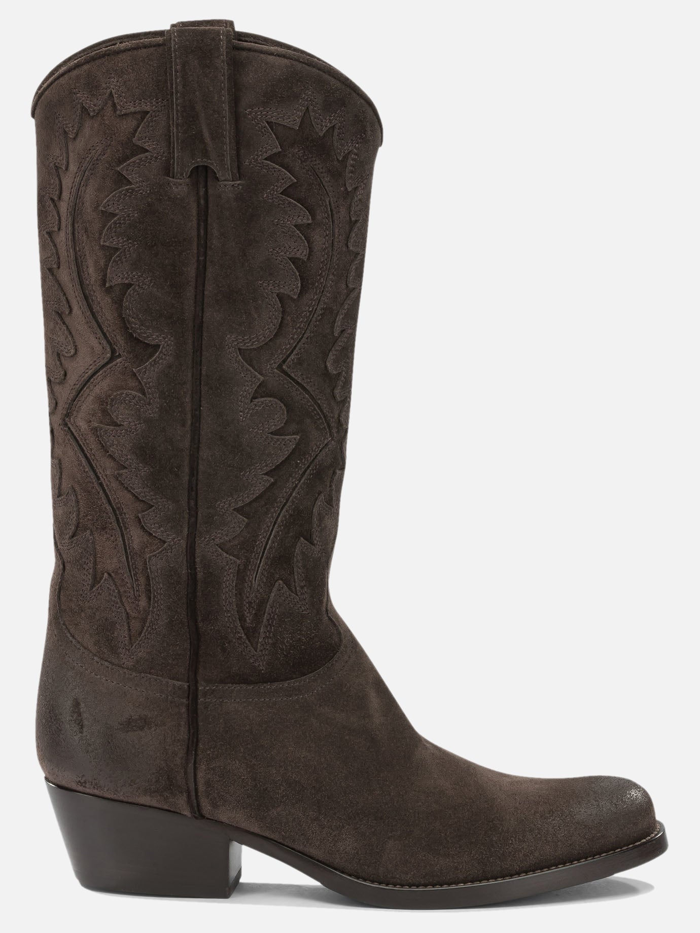 Cowboy 100% suede leather - 100% leather  Marrone - Sartore Donna | PDP | VIETTI Online Store | thumbnail