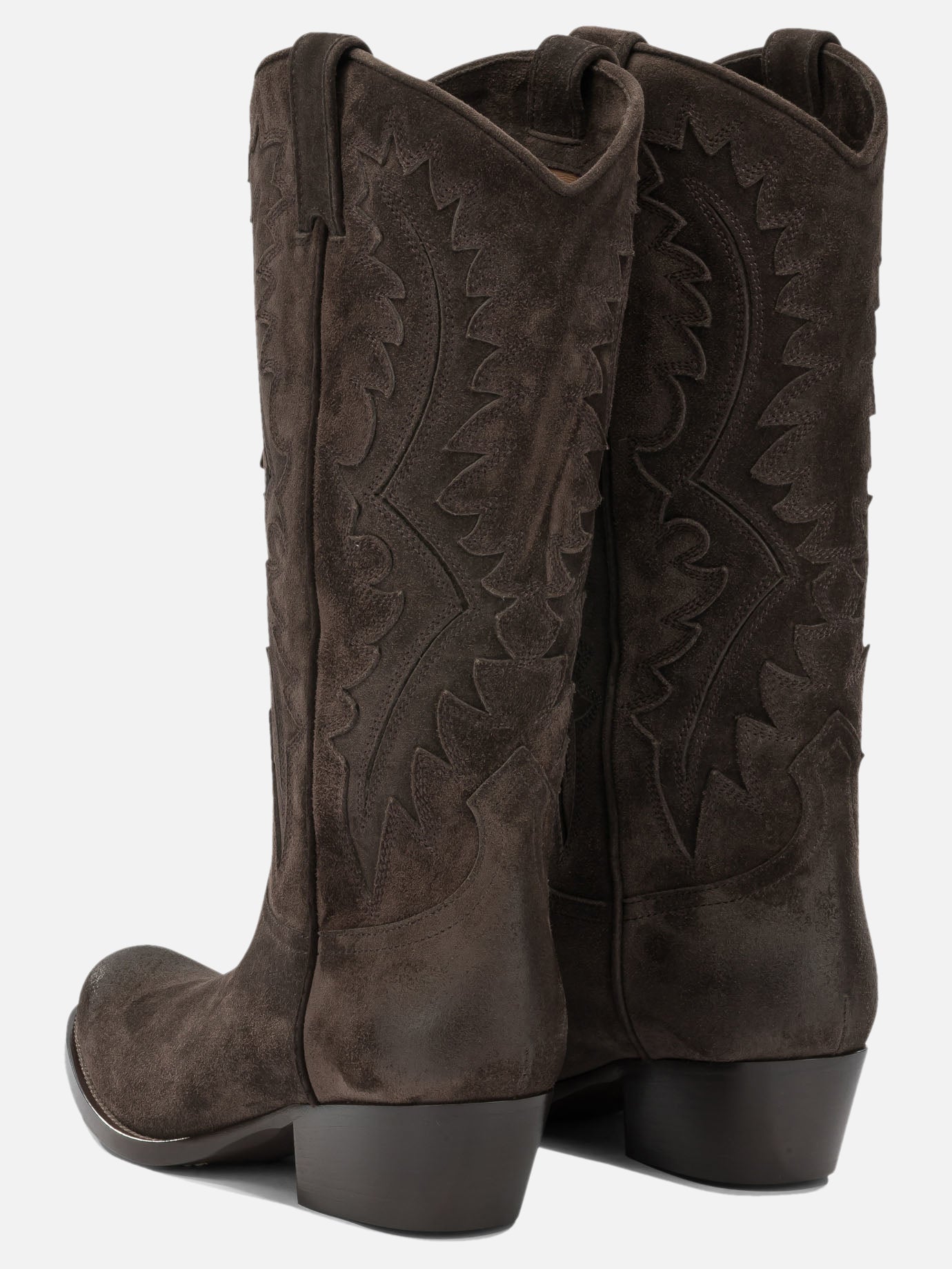 Cowboy 100% suede leather - 100% leather  Marrone - Sartore Donna | PDP | VIETTI Online Store | thumbnail_4