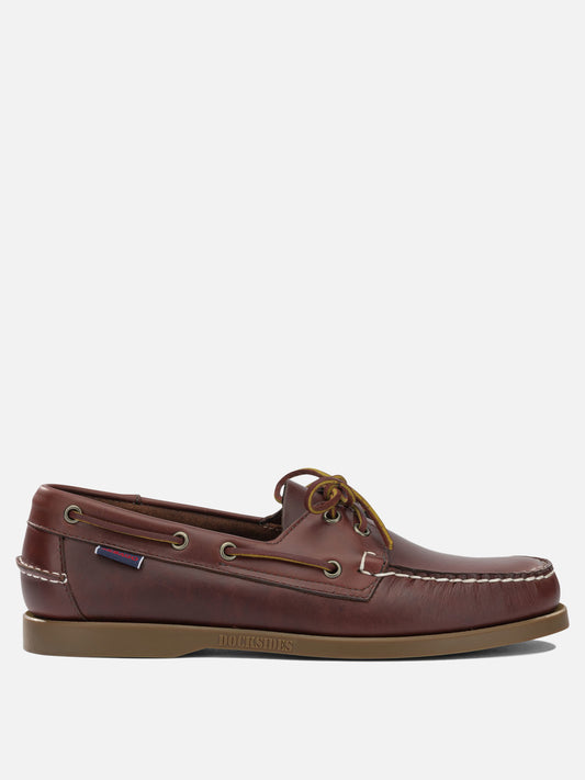 Laced loafers 100% leather - 100% rubber  Brown - Sebago Men | PDP | VIETTI Online Store 
