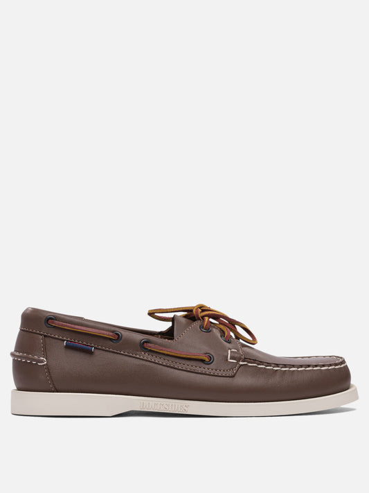 Mocassini stringati 100% leather - 100% rubber  Marrone - Sebago Uomo | VIETTI Online Store 
