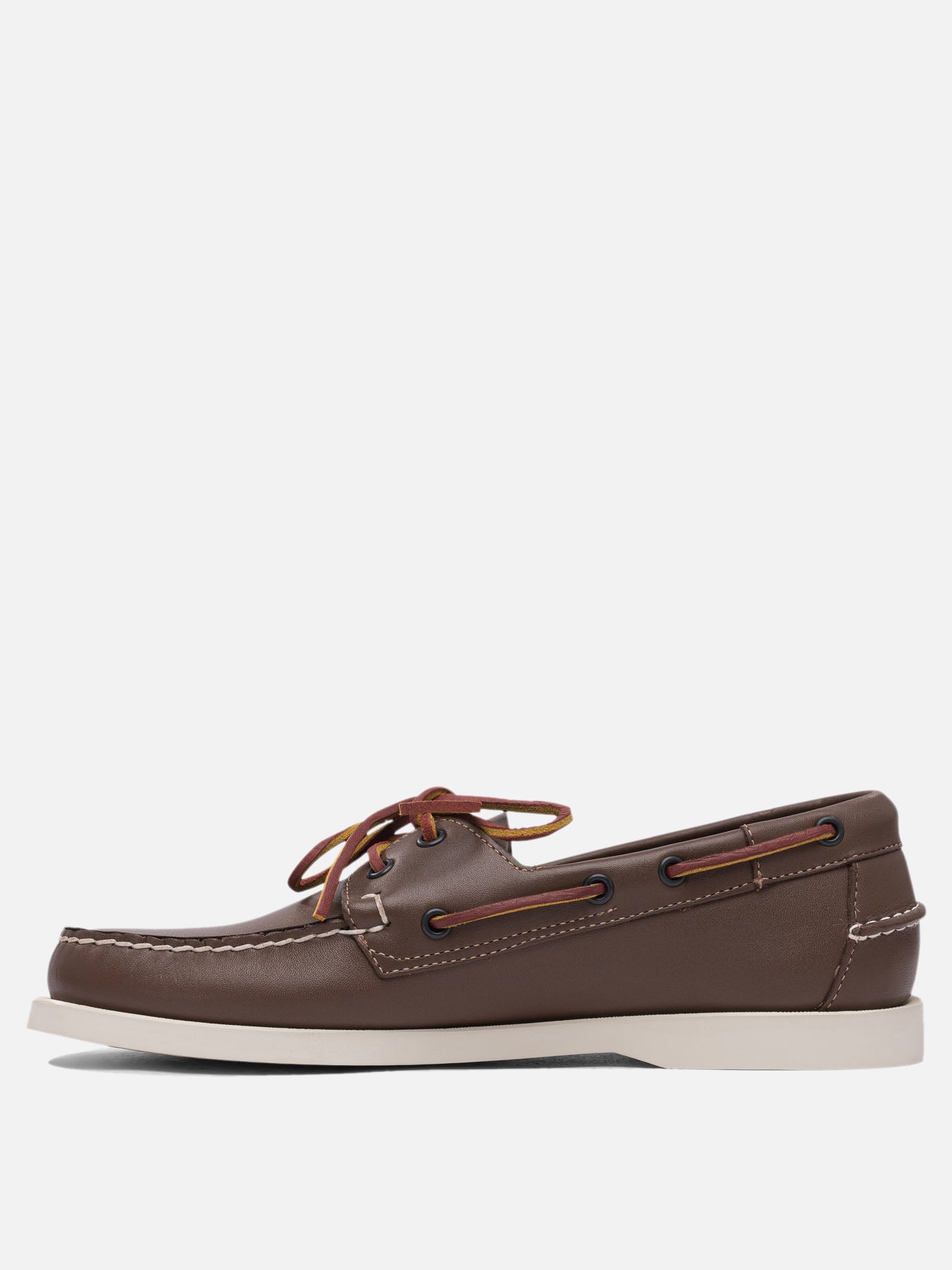 Laced loafers 100% leather - 100% rubber  Brown - Sebago Men | PDP | VIETTI Online Store | thumbnail_3
