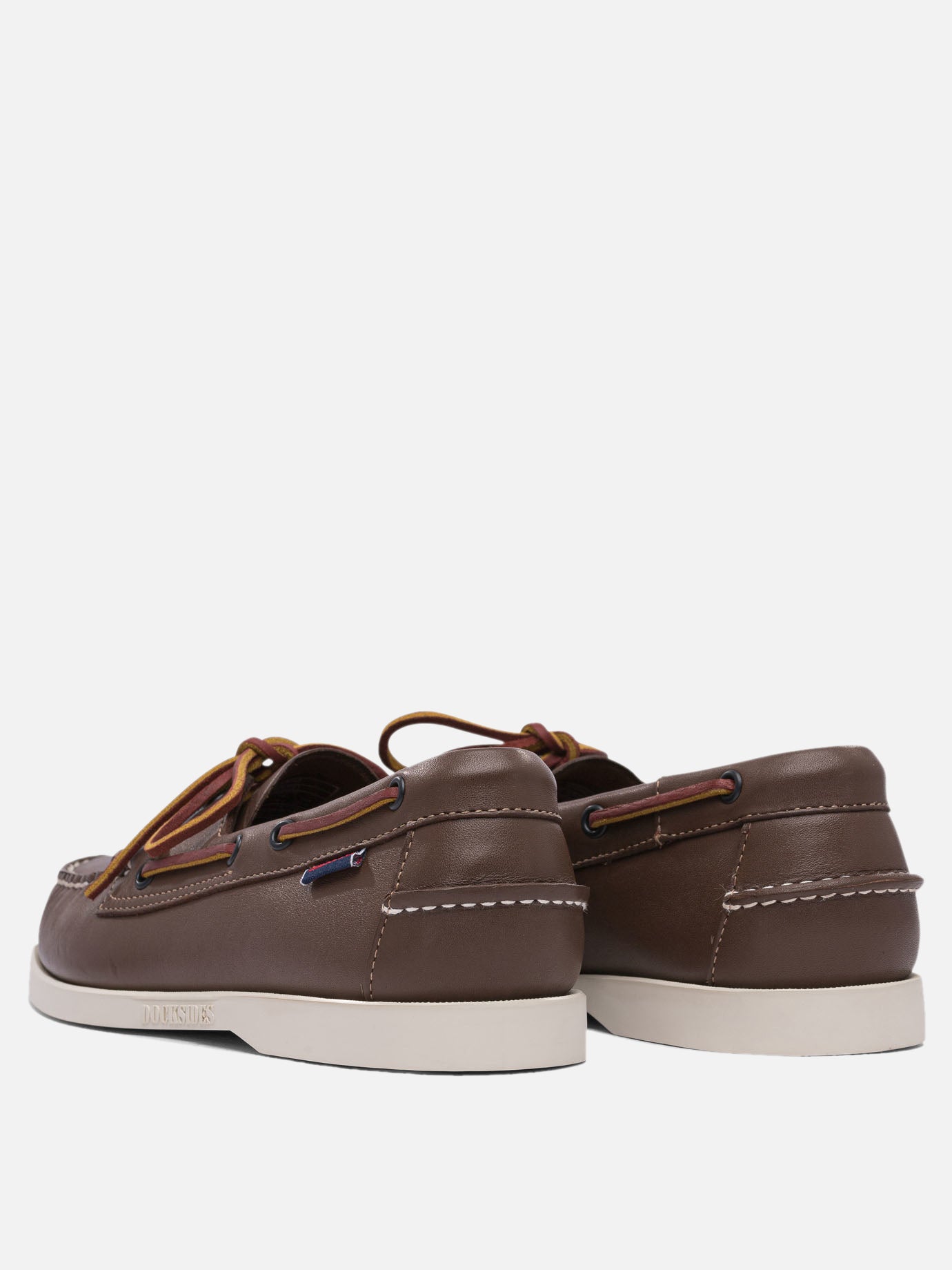 Laced loafers 100% leather - 100% rubber  Brown - Sebago Men | PDP | VIETTI Online Store | thumbnail_4