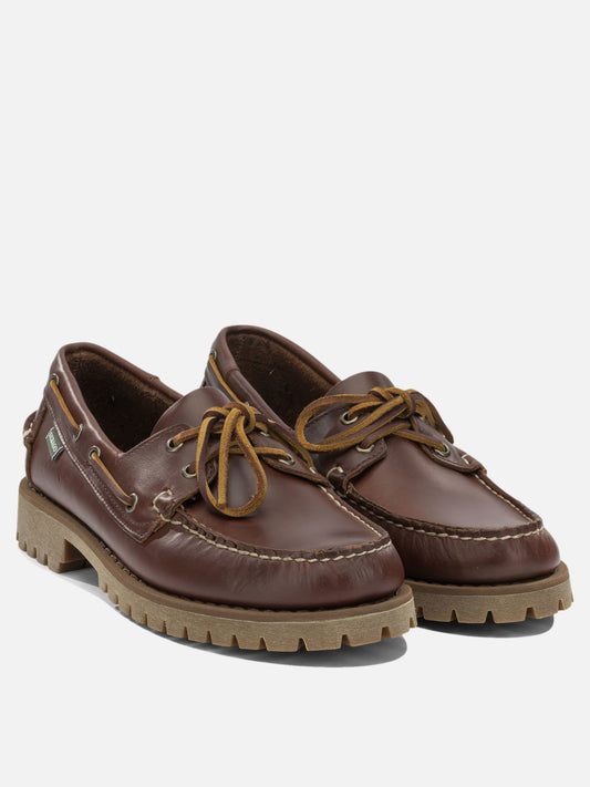 Sebago "Ranger Waxy" Lace-Up Loafers Brown

