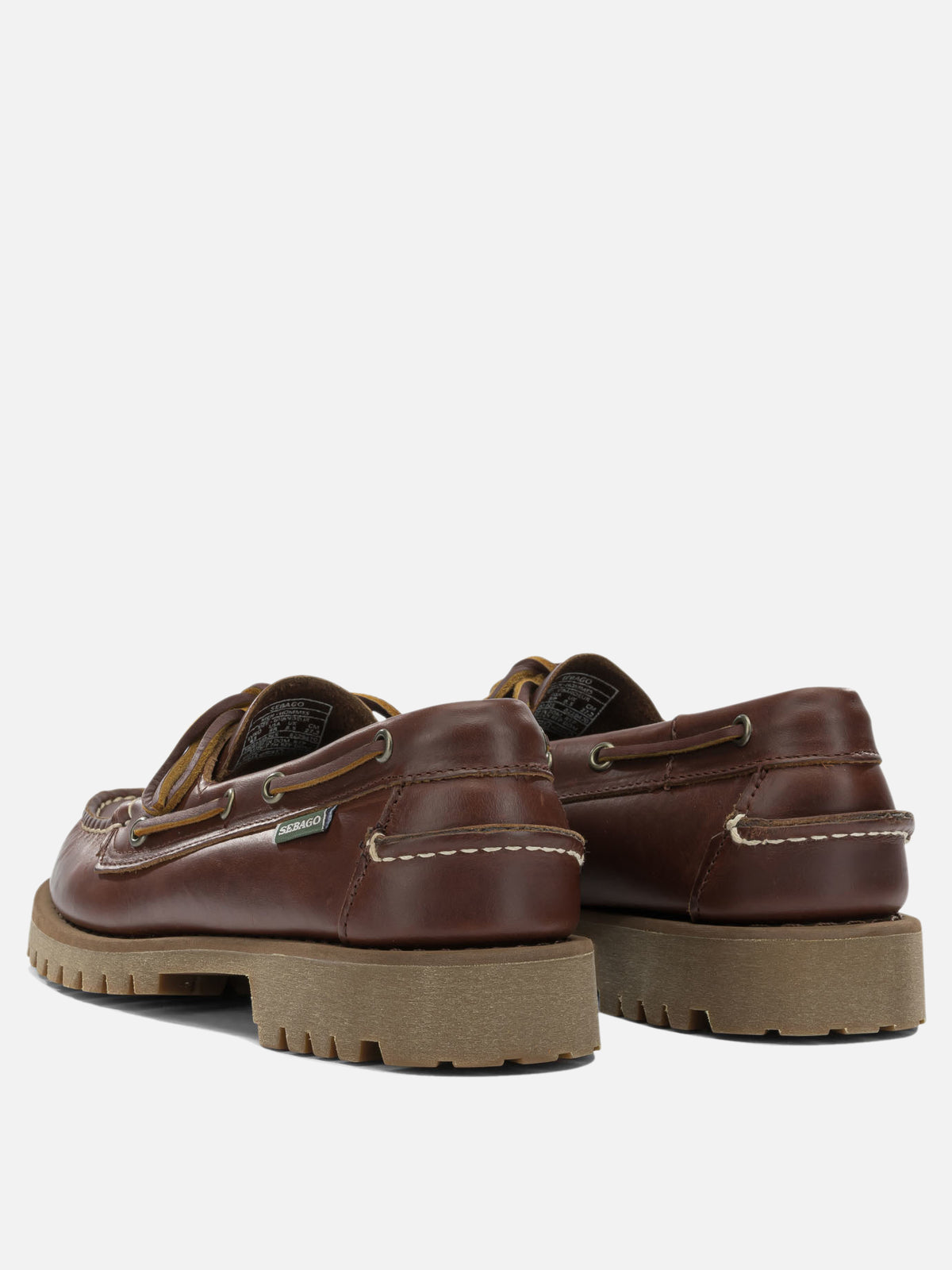 Sebago "Ranger Waxy" Lace-Up Loafers Brown - VIETTI