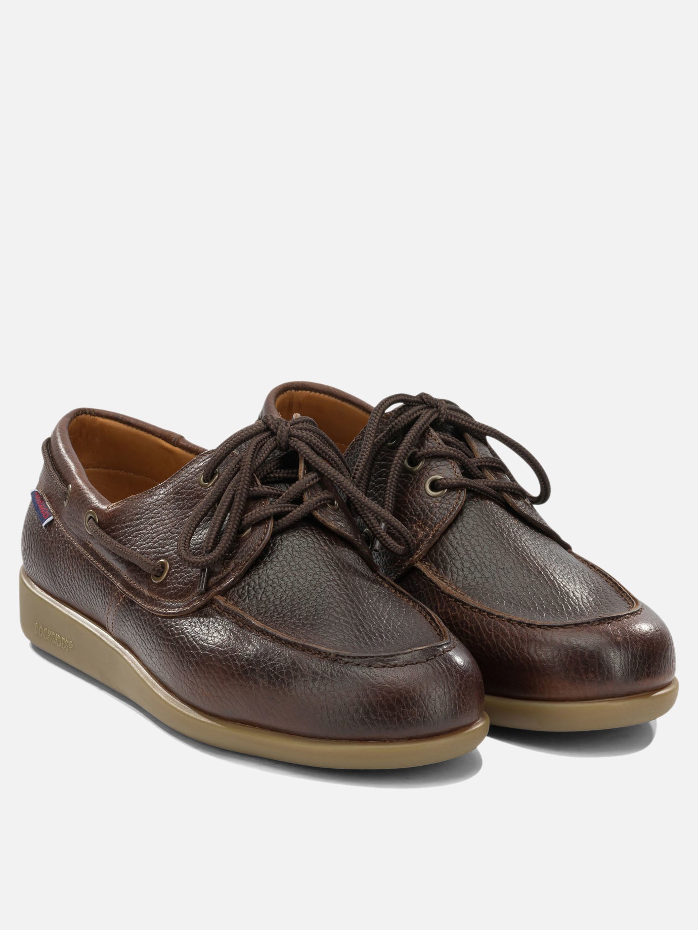 Sebago "Gary Jobson" Lace-Up Loafers Brown

