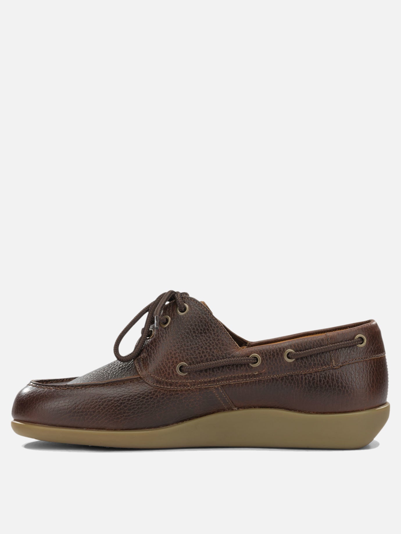 Sebago "Gary Jobson" Lace-Up Loafers Brown

