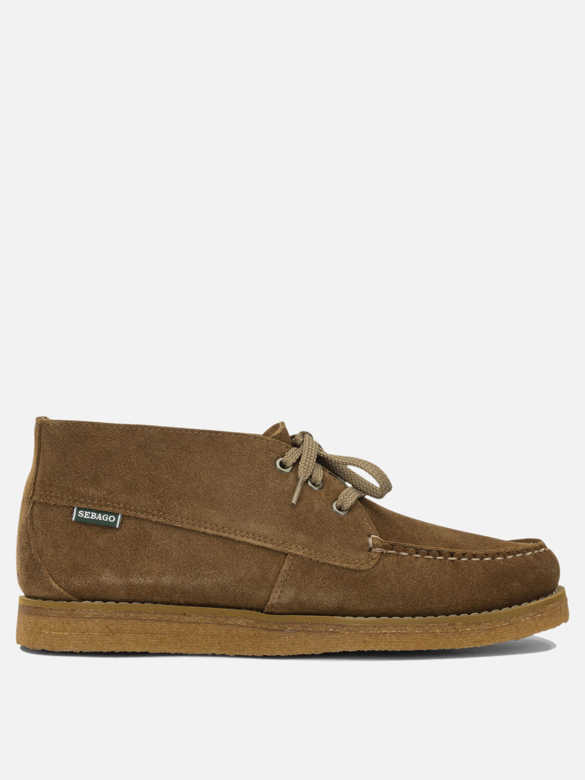 Sebago "Dakota" Lace-Up Loafers Brown

