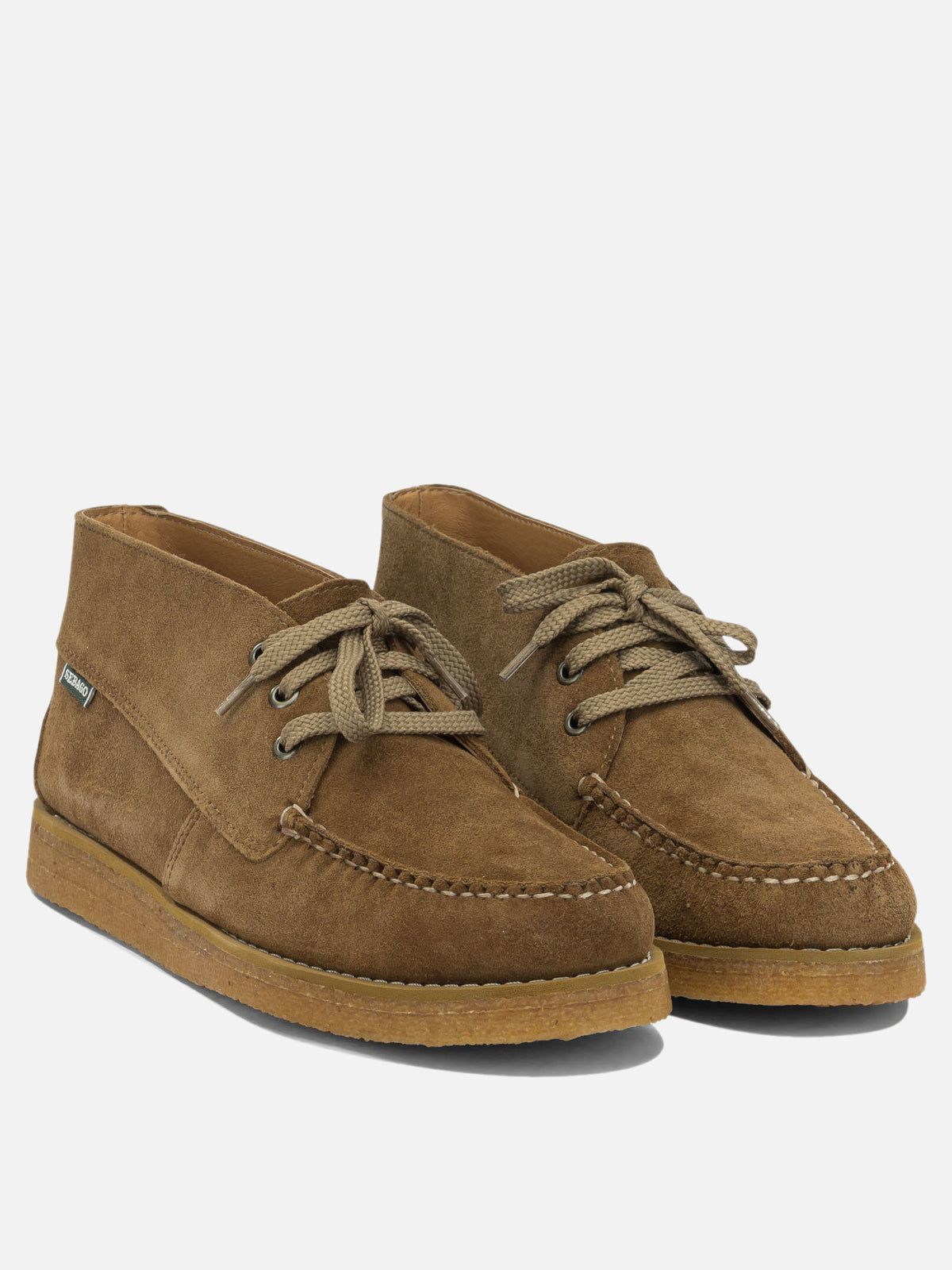 Sebago "Dakota" Lace-Up Loafers Brown - VIETTI