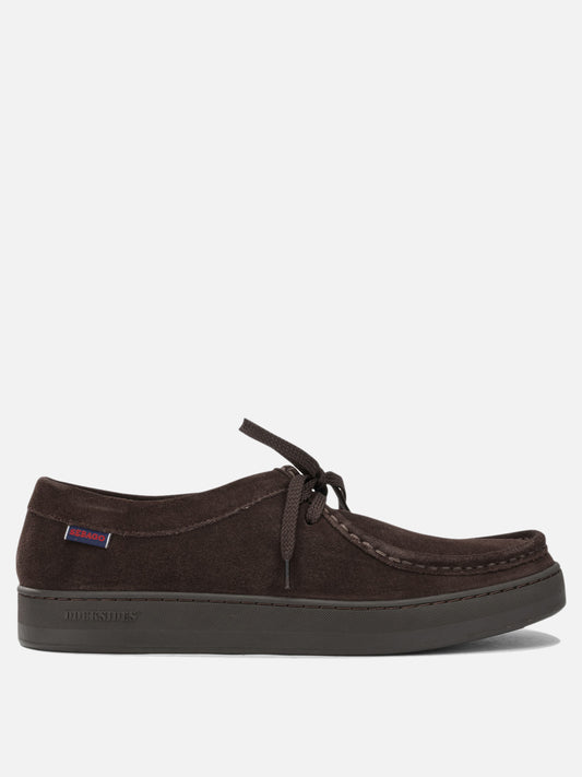 Sebago "Harper" Lace-Up Loafers Brown


