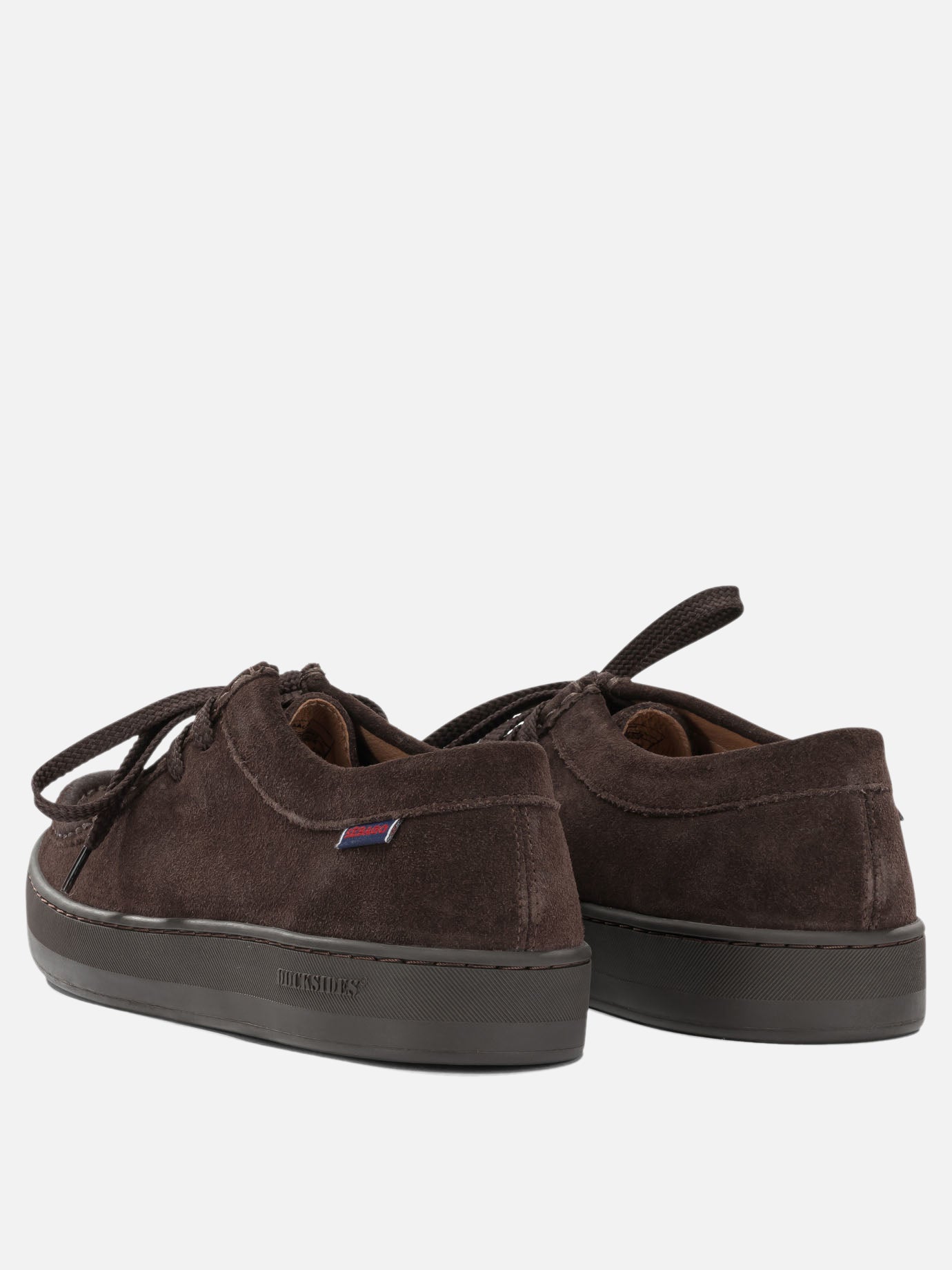 Sebago "Harper" Lace-Up Loafers Brown

