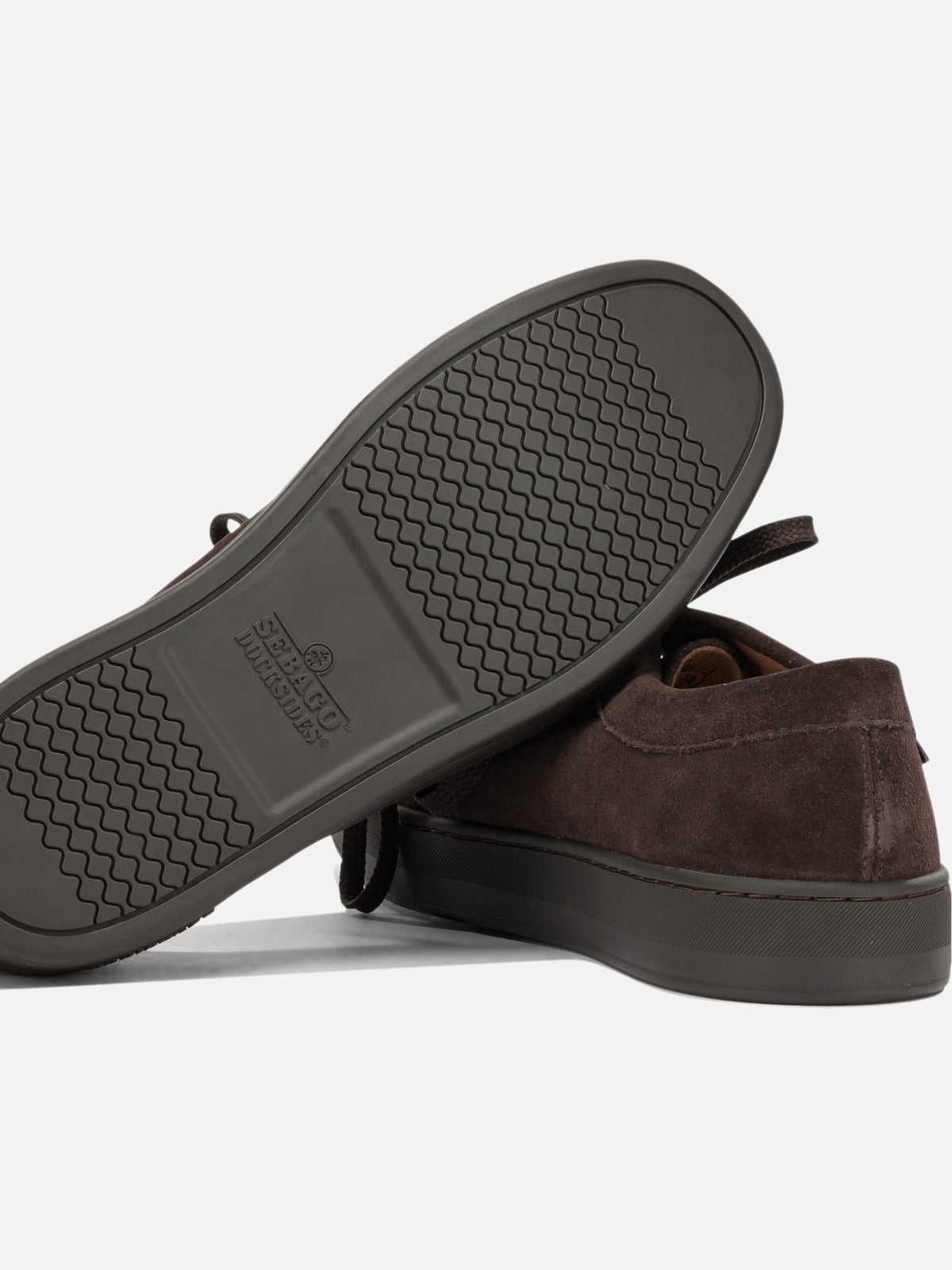Sebago "Harper" Lace-Up Loafers Brown

