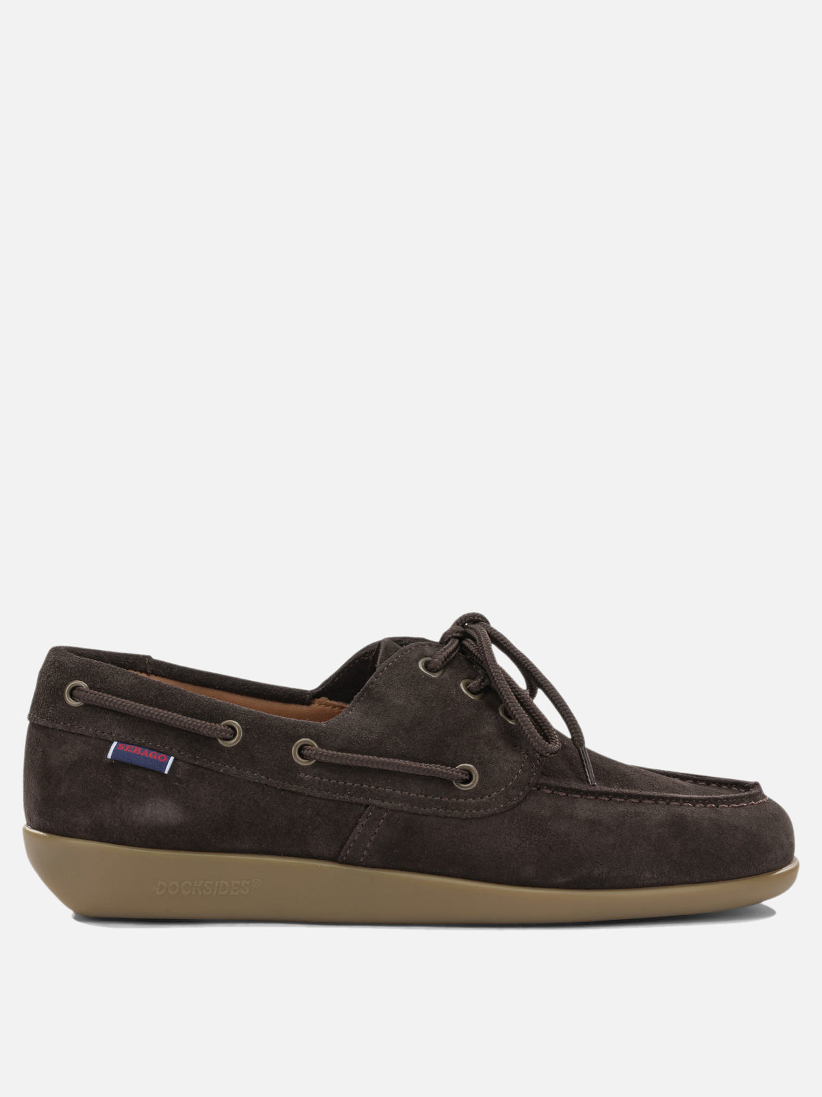 Sebago "Gary Jobson Suede" Lace-Up Loafers Brown - VIETTI