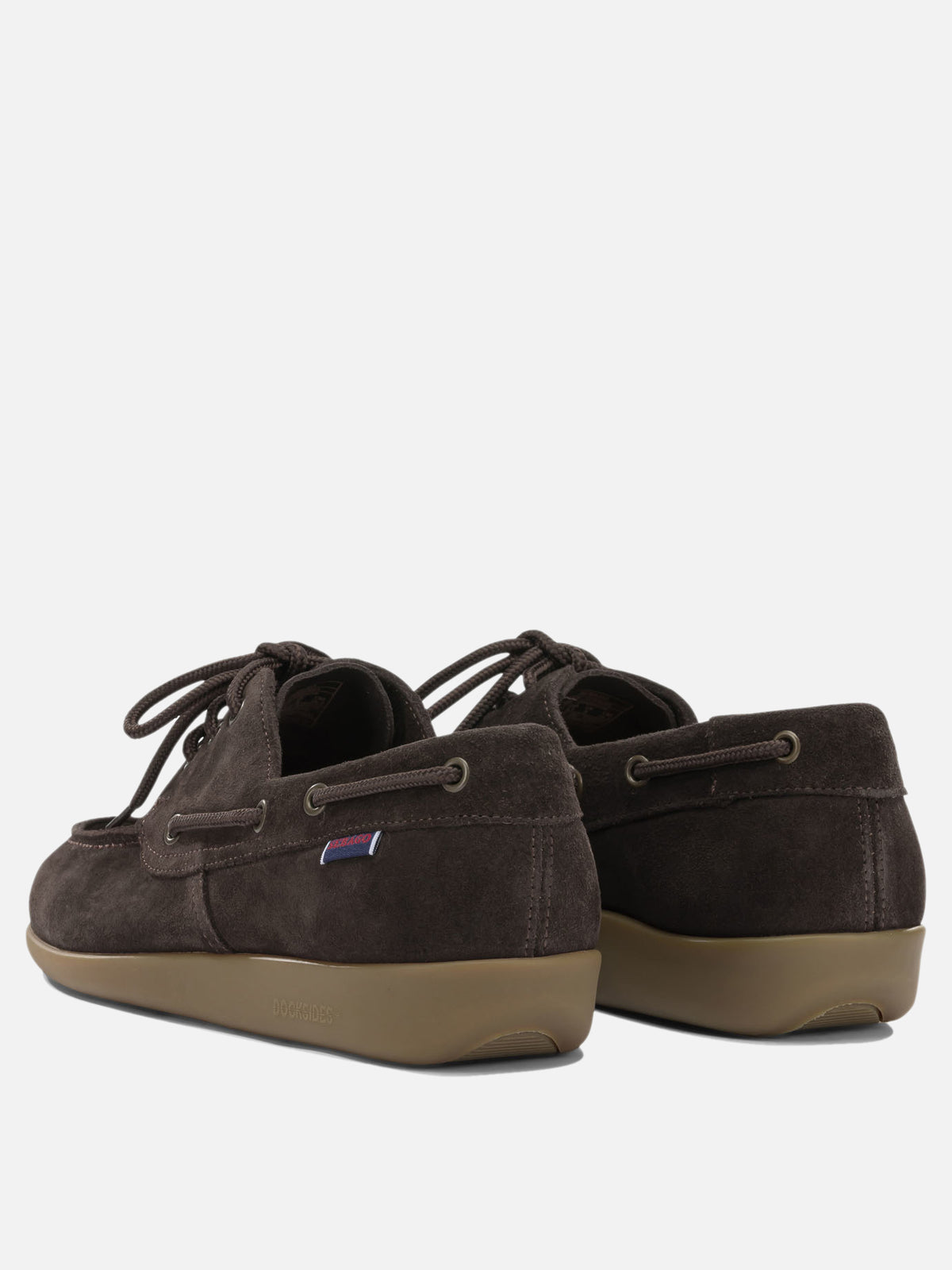 Sebago "Gary Jobson Suede" Lace-Up Loafers Brown - VIETTI