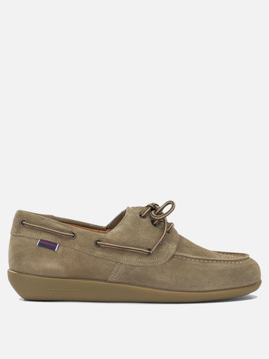 Sebago "Gary Jobson Suede" Lace-Up Loafers Brown

