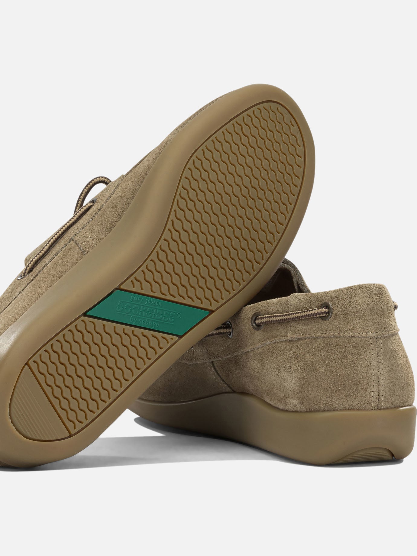 Sebago "Gary Jobson Suede" Lace-Up Loafers Brown


