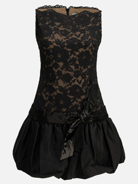 Mini dresses Embroidered  Black - Self-portrait Women | PLP | VIETTI Online Store 
