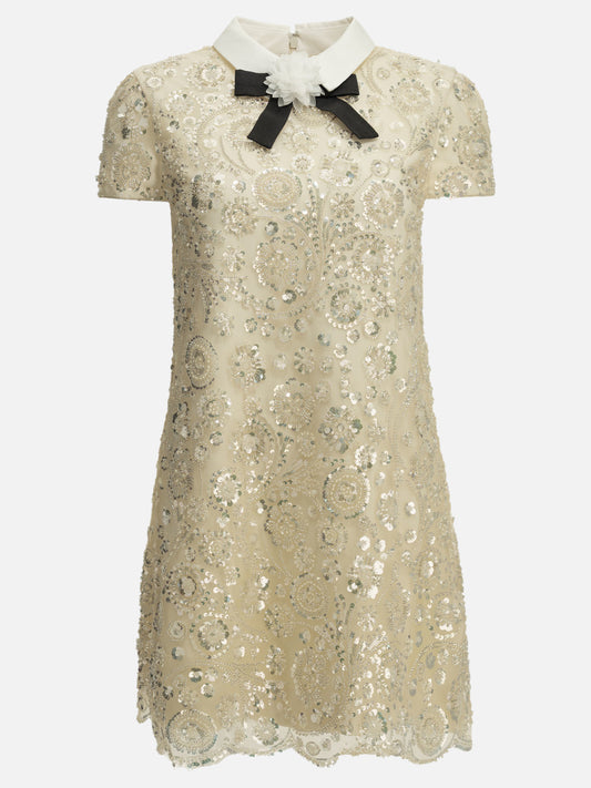 Mini dresses Embroidered  White - Self-portrait Women | PLP | VIETTI Online Store 
