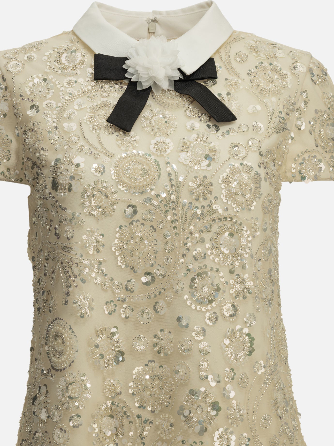 Mini dresses Embroidered  White - Self-portrait Women | PDP | VIETTI Online Store | thumbnail_3