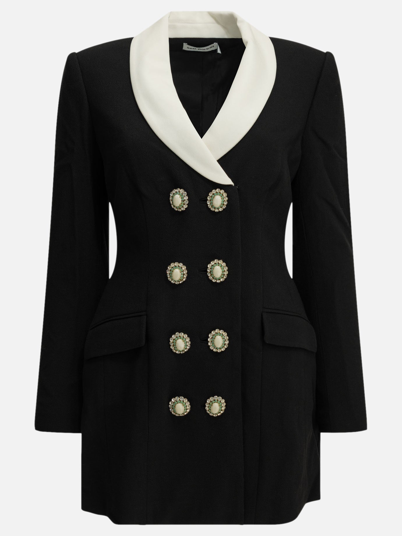 Abiti corti Solid colour  Nero - Self-portrait Donna | PDP | VIETTI Online Store | thumbnail