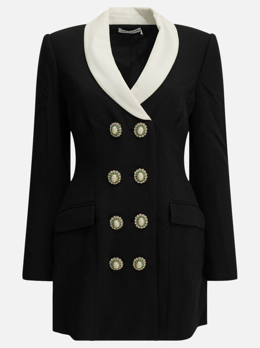 Self-portrait Short blazer dress Black

