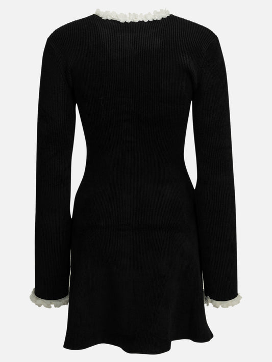 Mini dresses Solid colour  Black - Self-portrait Women | PLP | VIETTI Online Store | 2
