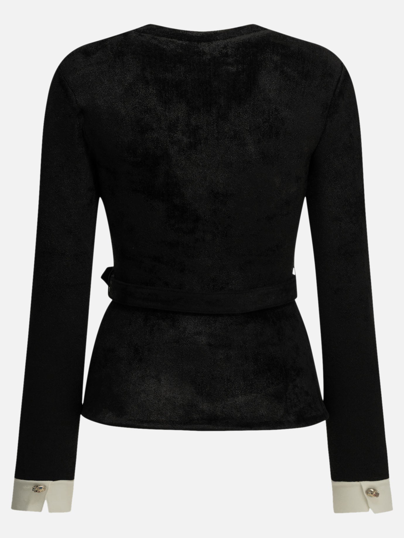 Cardigans Solid colour  Black - Self-portrait Women | PDP | VIETTI Online Store | thumbnail_2