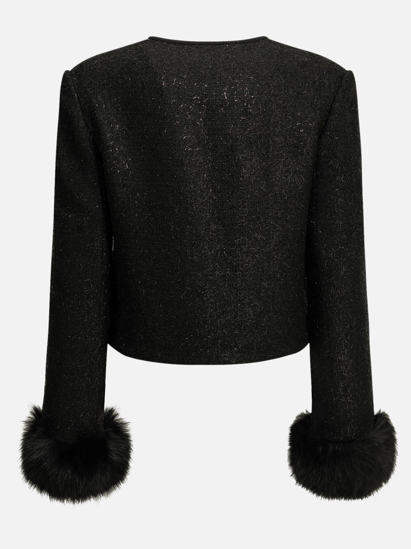 Blazer Bouclé  Nero - Self-portrait Donna | PDP | VIETTI Online Store | Zoom-Modal_2
