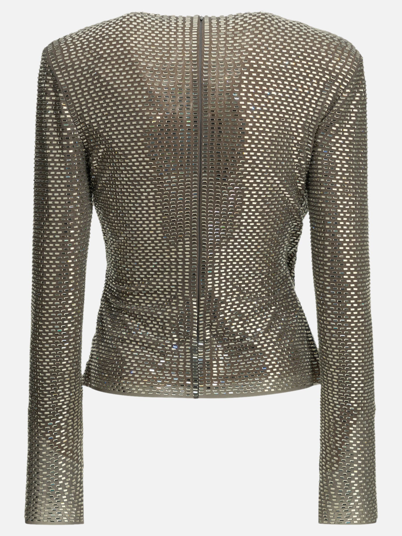 Casual tops Solid colour  Silver - Self-portrait Women | PDP | VIETTI Online Store | Zoom-Modal_2
